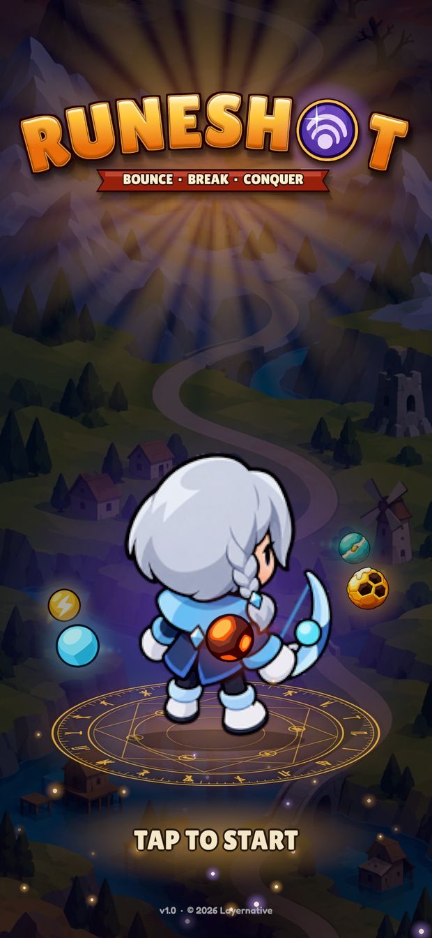 Stage 53: The new title screen.